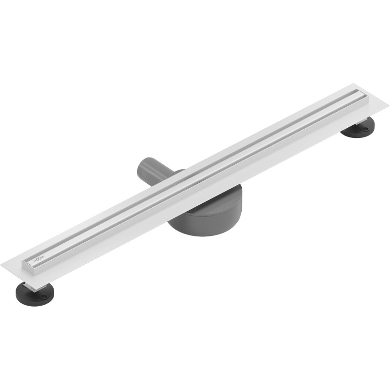 Mexen Flat 360° Slim rotacijski linearni odvod 70 cm, bijeli - 1241070