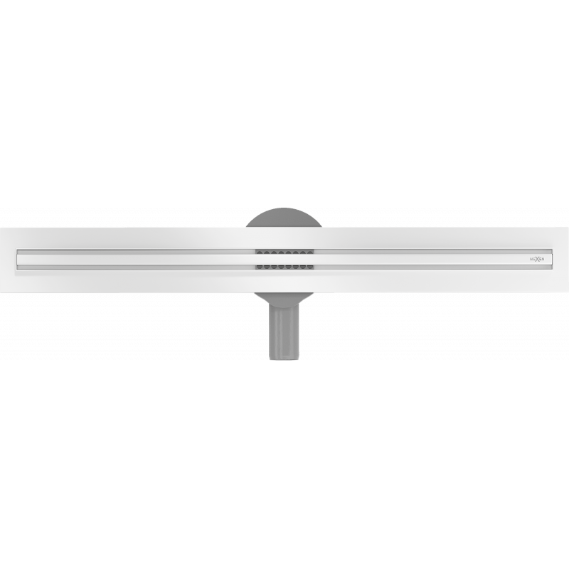 Mexen Flat 360° Slim drehbarer linearer Ablauf 70 cm, weiß - 1241070