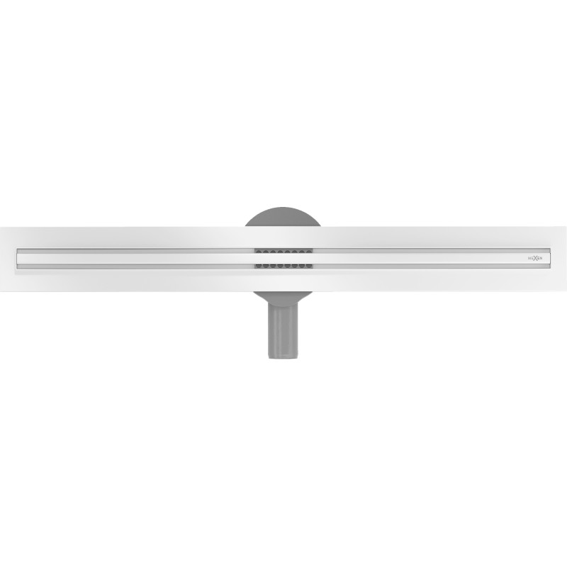 Mexen Flat 360° Slim rotacijski linearni odvod 70 cm, bijeli - 1241070