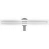 Mexen Flat 360° Slim rotacijski linearni odvod 70 cm, bijeli - 1241070