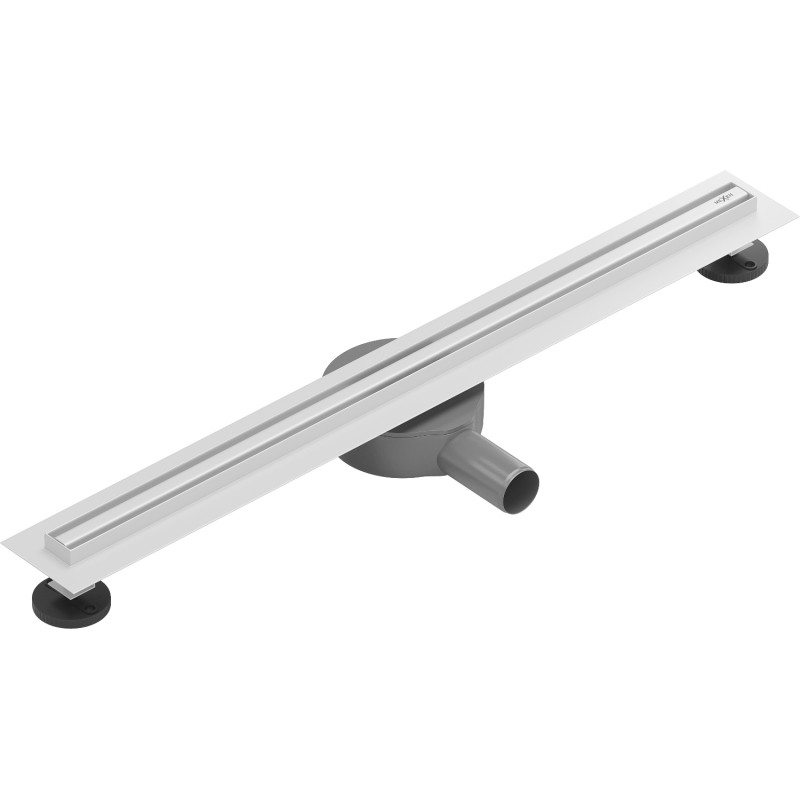 Mexen Flat 360° Slim rotacijski linearni odvod 70 cm, bijeli - 1241070