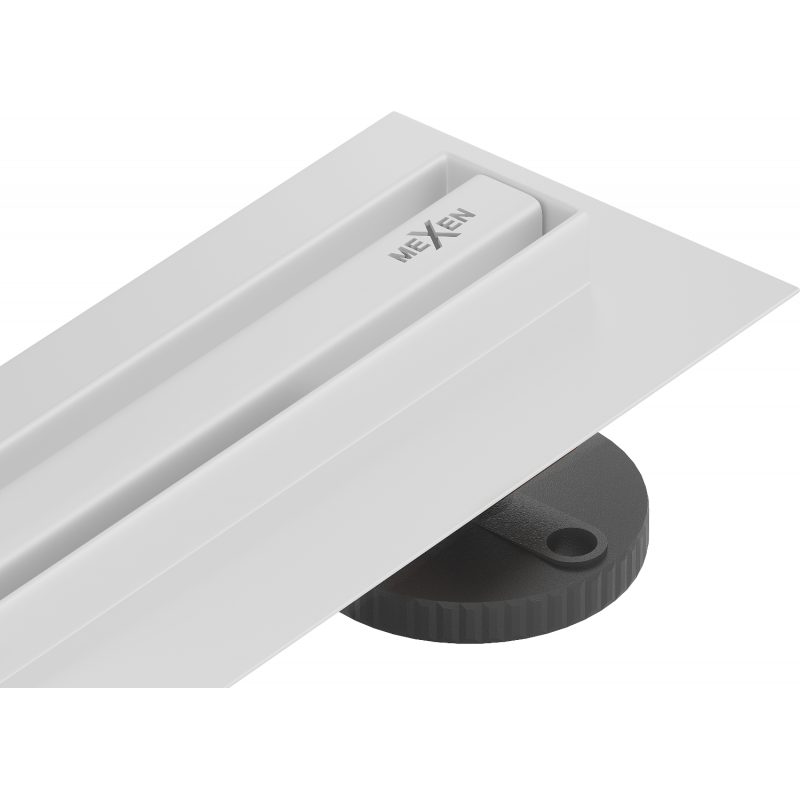 Mexen Flat 360° Slim canalisation linéaire pivotante 100 cm, blanc - 1241100