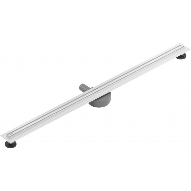 Mexen Flat 360° Slim scarico lineare girevole 120 cm, bianco - 1241120