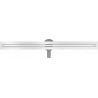 Mexen Flat 360° Slim caniveau linéaire rotatif 120 cm, blanc - 1241120