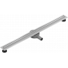 Mexen Flat 360° Slim Lineare Drehablauf 90 cm, Inox - 1041090