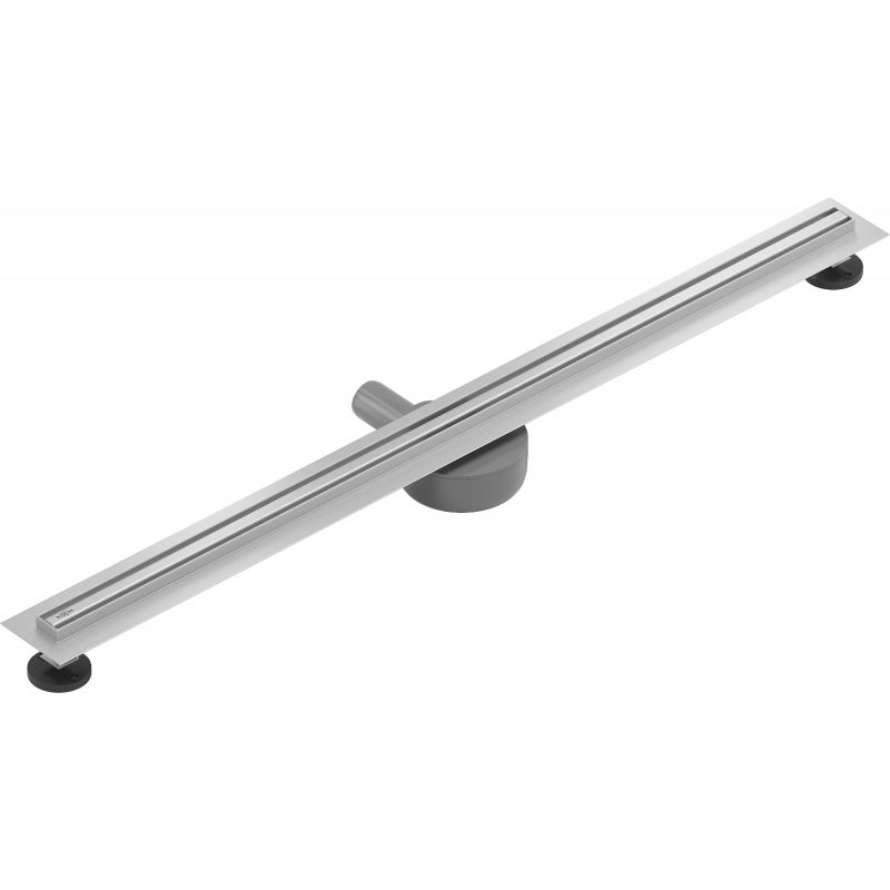 Mexen Flat 360° Slim drehbarer Linearablauf 80 cm, Inox - 1041080