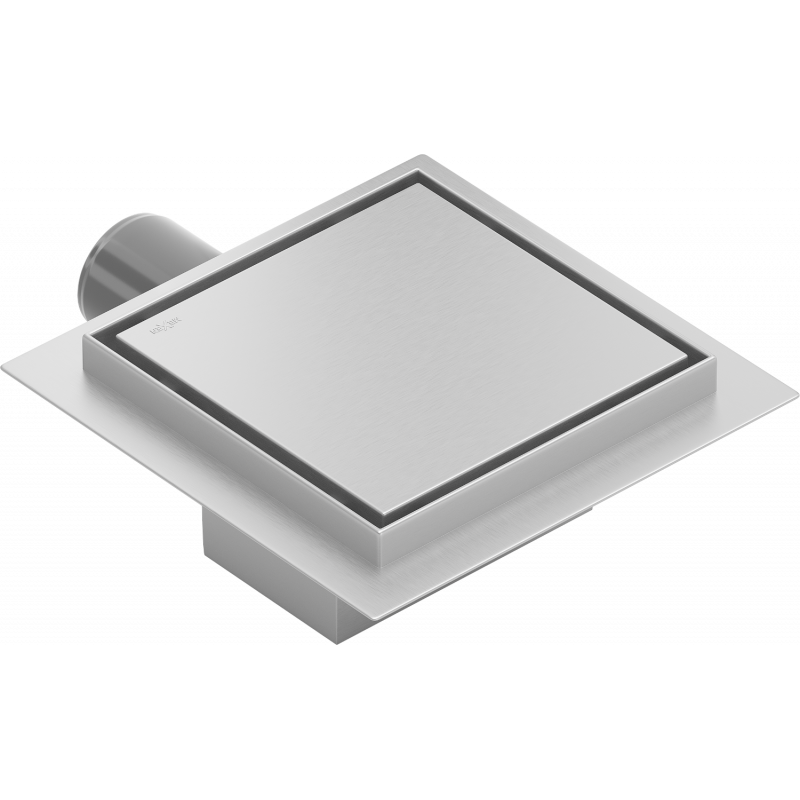 Mexen Flat-Q M13 douchegoot vierkant 12 x 12 cm, inox - 1010012
