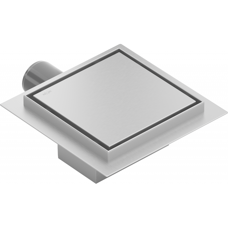 Mexen Flat-Q M13 siphon de sol carré 12 x 12 cm, inox - 1010012