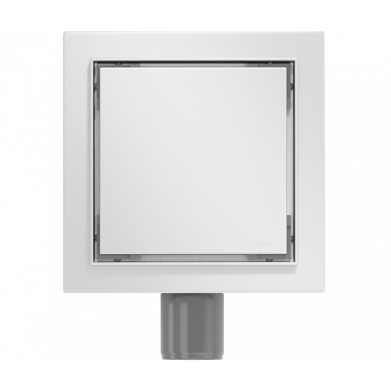 Mexen Flat-Q M13 douchegoot vierkant 12 x 12 cm, inox - 1010012