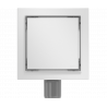 Mexen Flat-Q M13 douchegoot vierkant 12 x 12 cm, inox - 1010012