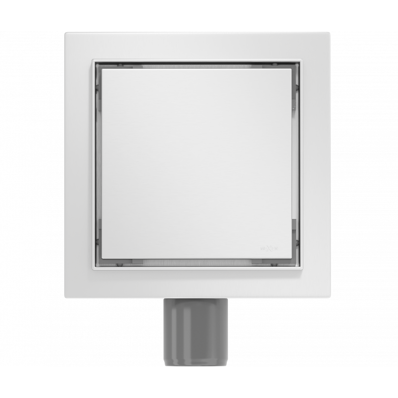 Mexen Flat-Q M13 desagüe de piso cuadrado 15 x 15 cm, inox - 1010015