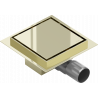 Mexen Flat-Q M13 ruut põrandatrapp 15 x 15 cm, kuldne - 1510015