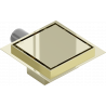 Mexen Flat-Q M13 Bodenablauf quadratisch 15 x 15 cm, gold - 1510015