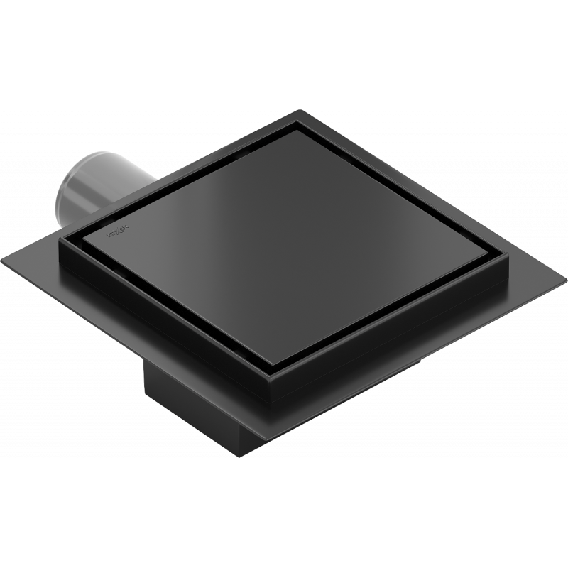 Mexen Flat-Q M13 drain de sol encastré carré 15 x 15 cm, noir - 1710015