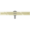 Mexen Flat 360° Slim rotierender Linienablauf 60 cm, golden - 1541060