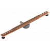 Mexen Flat 360° Slim drehbarer linearer Ablauf 90 cm, Roségold - 1641090