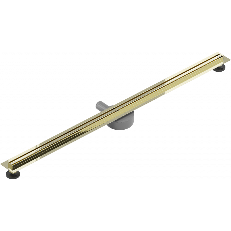 Mexen Flat 360° Slim odpływ liniowy obrotowy 110 cm, złoty - 1541110