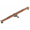 Mexen Flat 360° Slim drainage linéaire rotatif 80 cm, or rose - 1641080