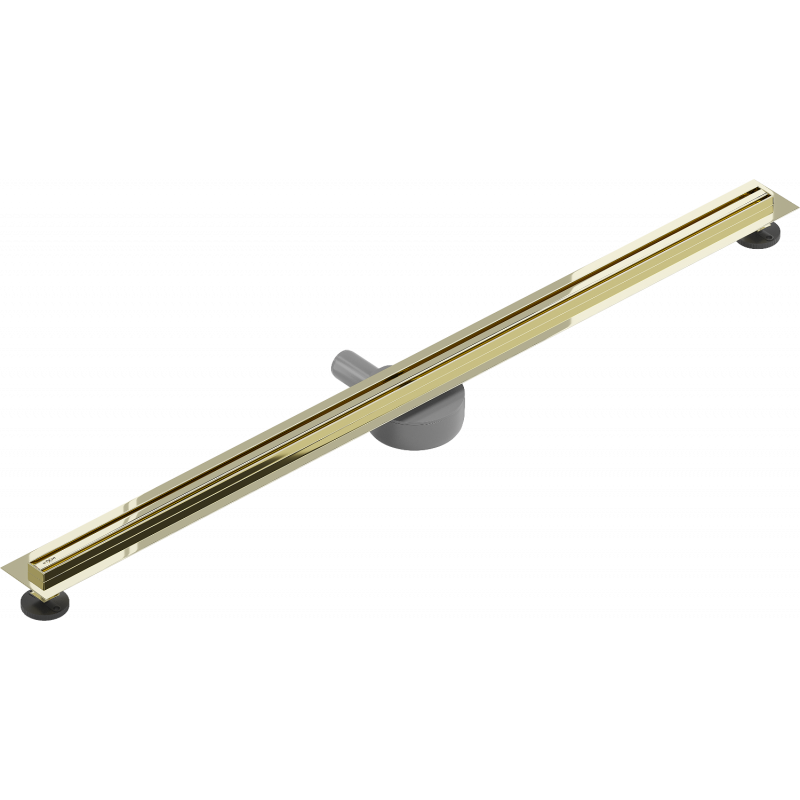 Mexen Flat 360° Slim caniveau linéaire rotatif 120 cm, doré - 1541120