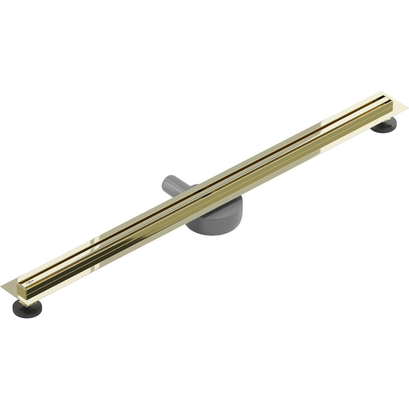 Mexen Flat 360° Slim linearni rotacijski odvod 100 cm, zlatni - 1541100