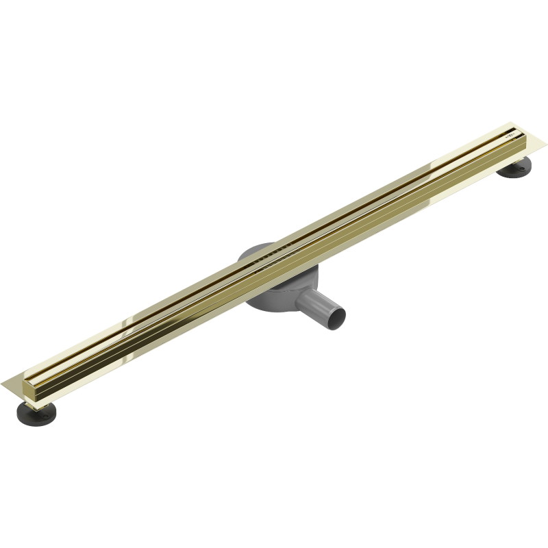 Mexen Flat 360° Slim linearni rotacijski odvod 100 cm, zlatni - 1541100