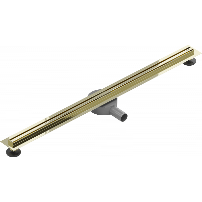 Mexen Flat 360° Slim odpływ liniowy obrotowy 100 cm, złoty - 1541100