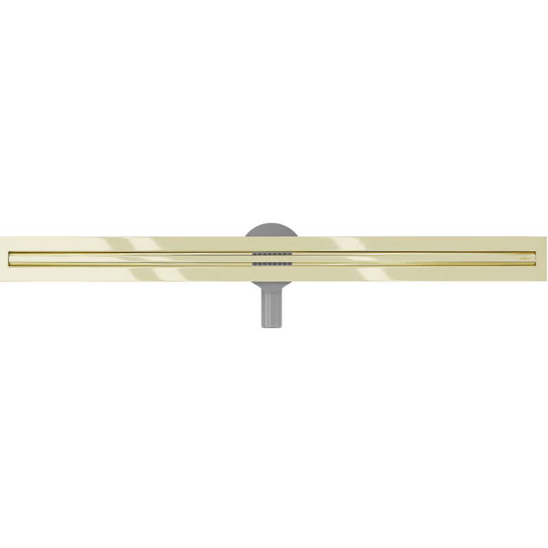 Mexen Flat 360° Slim odpływ liniowy obrotowy 90 cm, złoty - 1541090