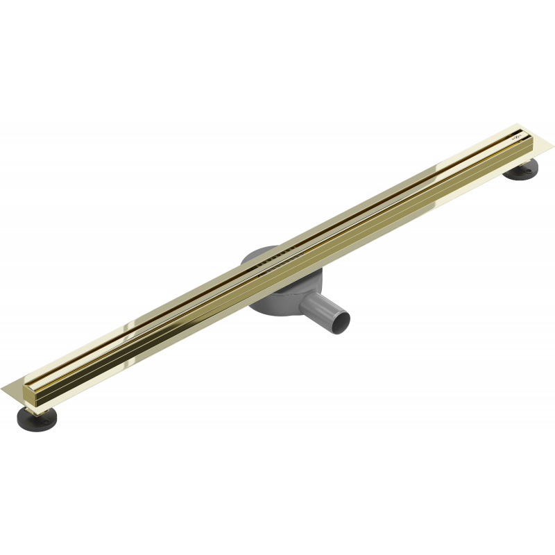 Mexen Flat 360° Slim caniveau linéaire rotatif 90 cm, doré - 1541090