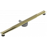 Mexen Flat 360° Slim caniveau linéaire pivotant 80 cm, or - 1541080