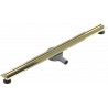 Mexen Flat 360° Slim caniveau linéaire pivotant 80 cm, or - 1541080