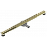 Mexen Flat 360° Slim drainage linéaire pivotant 80 cm, doré - 1541080