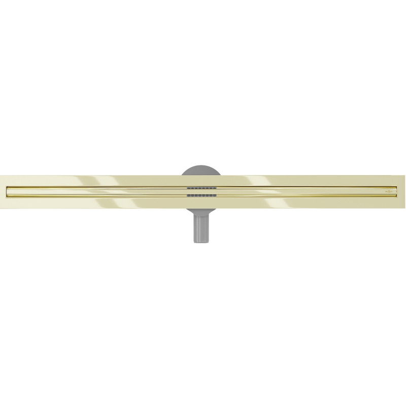 Mexen Flat 360° Slim rotacijski linearni odvod 80 cm, zlatni - 1541080
