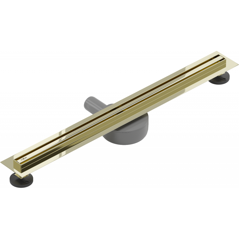 Mexen Flat 360° Slim odpływ liniowy obrotowy 70 cm, złoty - 1541070