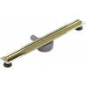 Mexen Flat 360° Slim ralo linear rotativo 70 cm, dourado - 1541070