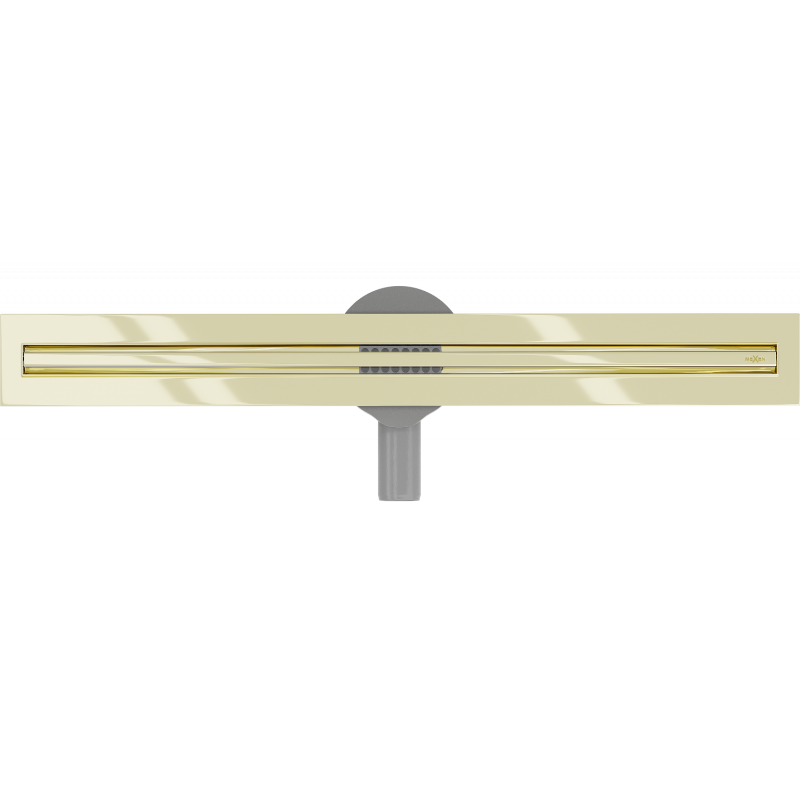 Mexen Flat 360° Slim rotējošs lineārais notecējums 70 cm, zelta - 1541070