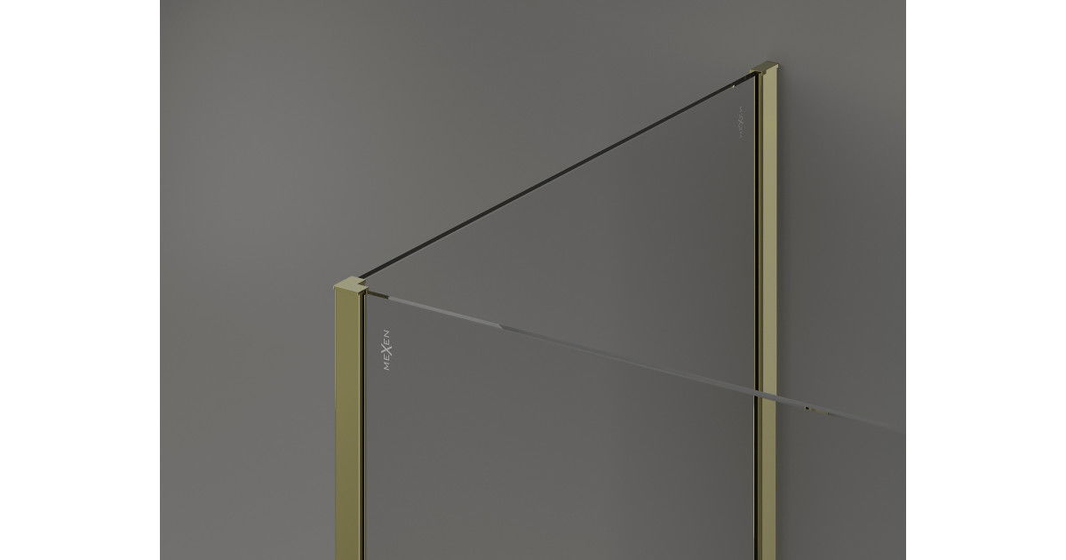 Mexen Kioto ścianka prysznicowa Walk-in 120 x 120 x 30 cm