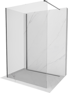 Mexen Kioto duša siena Walk-in 130 x 120 cm, caurspīdīga, matēta pelēka suku - 800-130-212-66-00-120