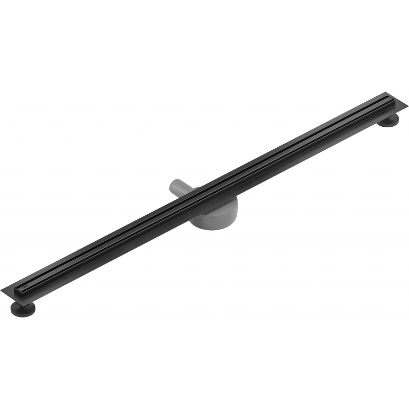 Mexen Flat 360° Slim caniveau linéaire rotatif 120 cm, noir - 1741120