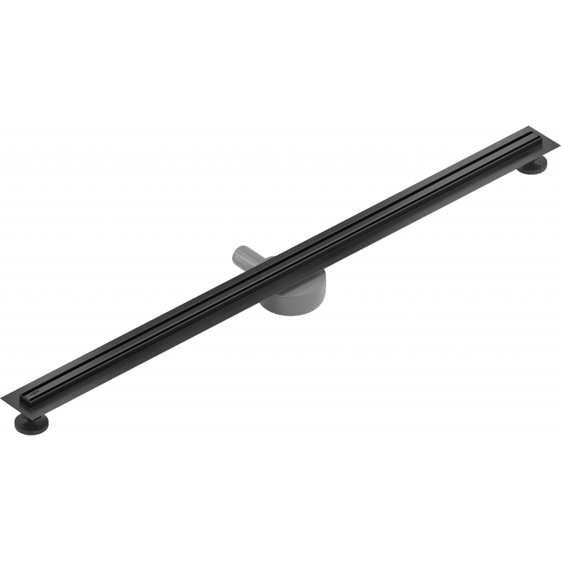 Mexen Flat 360° Slim kiinteä viemäröinti 120 cm, musta - 1741120