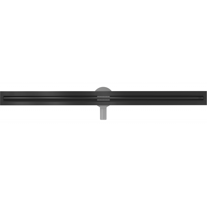 Mexen Flat 360° Slim caniveau linéaire rotatif 120 cm, noir - 1741120
