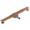 Mexen Flat 360° Slim caniveau linéaire rotatif 60 cm, or rose - 1641060
