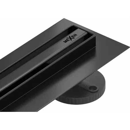 Mexen Flat 360° Slim scarico lineare girevole 100 cm, nero - 1741100