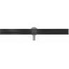 Mexen Flat 360° Slim 100 cm drehbarer Linienablauf, schwarz - 1741100