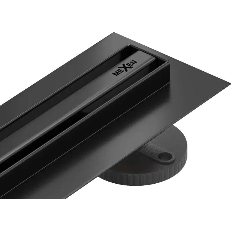 Mexen Flat 360° Slim draaibare lineaire afvoer 90 cm, zwart - 1741090