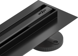 Mexen Flat 360° Slim ralo linear rotativo 80 cm, preto - 1741080