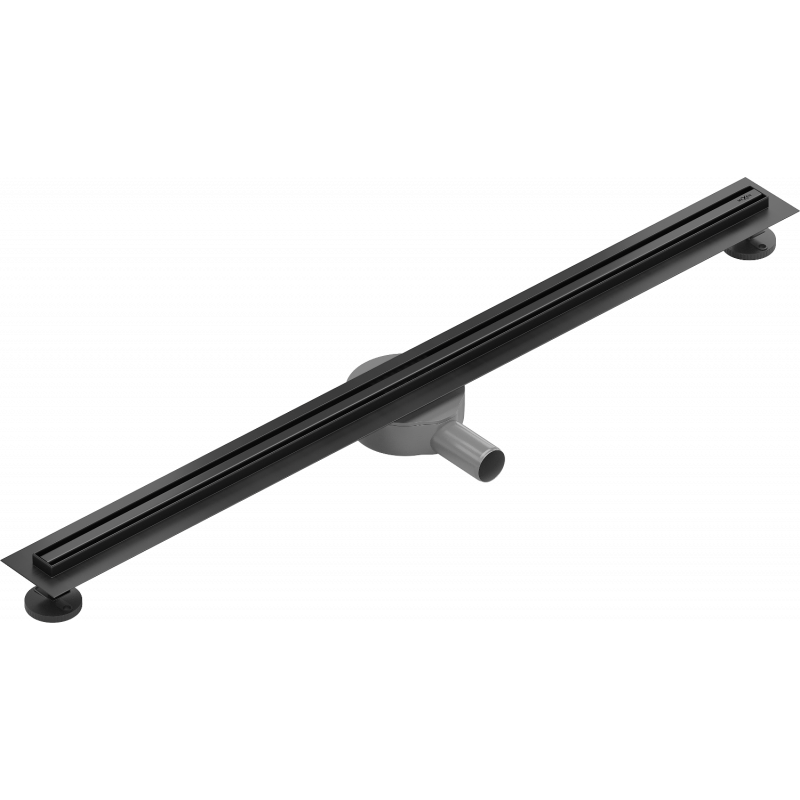 Mexen Flat 360° Slim siphon linéaire rotatif 80 cm, noir - 1741080