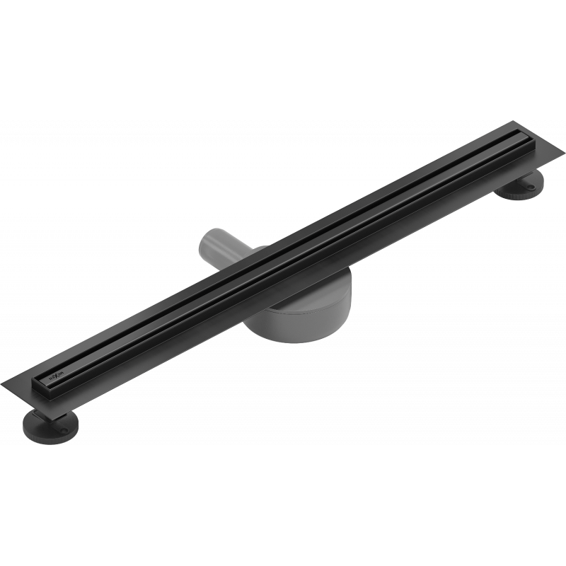 Mexen Flat 360° Slim rotary linear drain 70 cm, black - 1741070