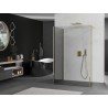 Mexen Kioto dušisein Walk-in 130 x 90 x 40 cm, läbipaistev, kuldne - 800-130-090-221-50-00-040