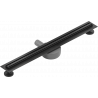 Mexen Flat 360° Slim caniveau linéaire pivotant 60 cm, noir - 1741060