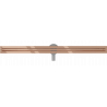 Mexen Flat 360° Slim draaibare lineaire afvoer 120 cm, roze goud - 1641120